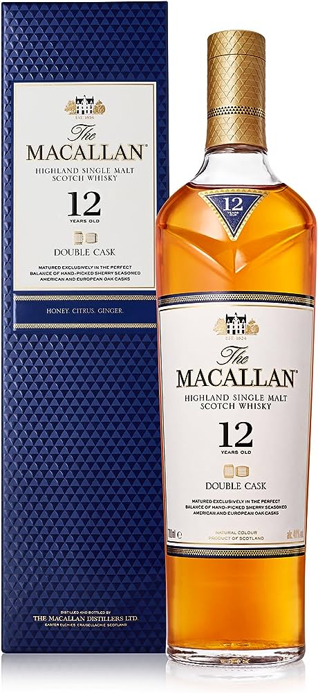 (The) Macallan, 12 ans, Double Cask, Highland Single Malt Scotch Whisky, 40%, 70 cl