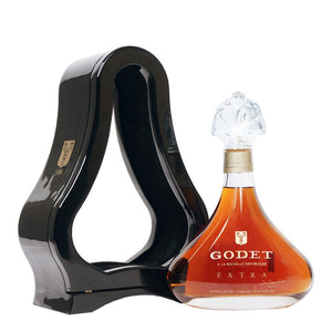 Cognac Godet Carafe Extra Hors d'Age 40% en étui Favorite, 70 cl