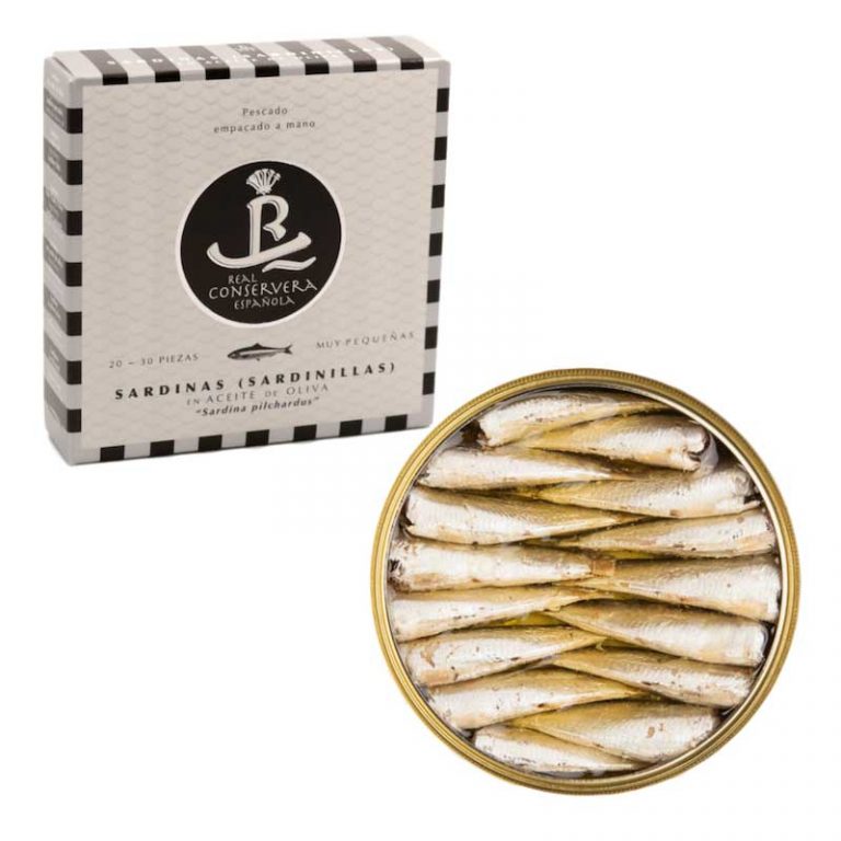 Petites sardines en huile d'olive, 112 gr