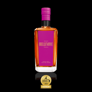 Bellevoye Prune Triple Malt French Whisky Finition Prune 43%, 70 cl